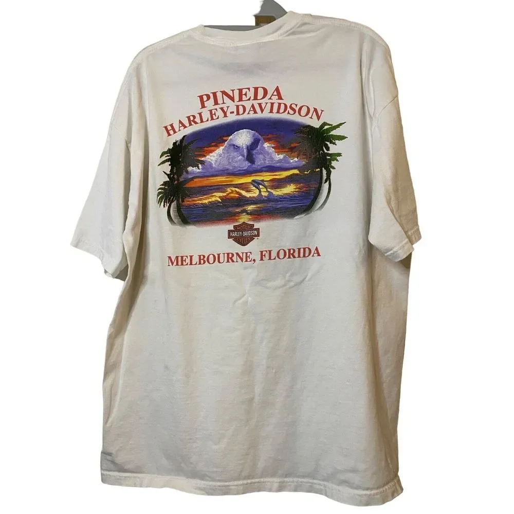 Men's Harley Davidson Shirt Sz XL based on‎ PTP, Melbourne Florida